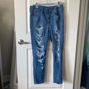 American Eagle TomGirl Ripped Jeans